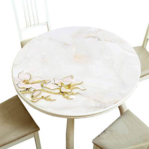 Nappe en PVC ronde抗高热防油 protection table plastique maison - 2