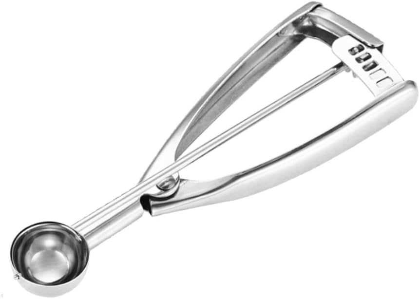 Fayomir Mini Cookie Scoop, 1 Tsp Cookie Scoop, I Inch Cookie Dough Scoops, Melon Baller Scoops, Selected 18/8 Stainless Steel, for Making Cookies, Melon Ball, Ice Cream
