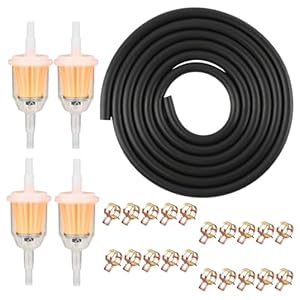 RAFIYU 5mm Benzinschlauch Kit mit Filter