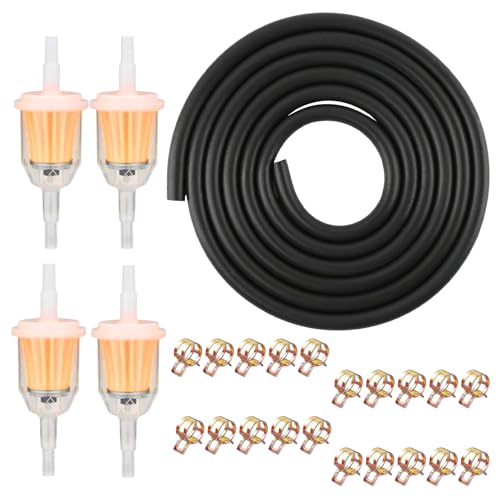 RAFIYU 5mm Benzinschlauch Kit mit Filter