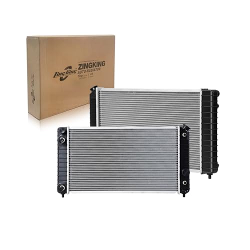 ZING KING DPI1826 Radiator Aluminum Radiator Compatible with CHEVROLET/GMC BLAZER/JIMMY/S/T SERIES PU/BLAZERS/IZ HOMBRE/OM BRAVADA V6 4.3 AT 1996 1997 1998 1999 2000 2001 2002 2003 2004 2005