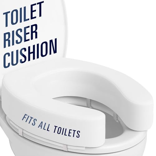 Vive Health Toilet Seat Riser Cushion
