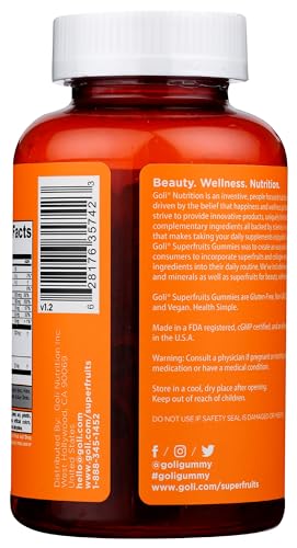 Goli Nutrition Mixed Fruit Superfruits Gummies, 60 CT - Thumbnail 2