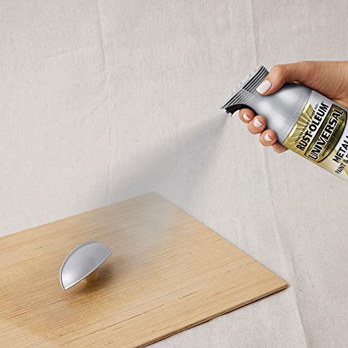 Image of Rust-Oleum Universal All Surface Metallic Spray Paint, Titanium Silver
