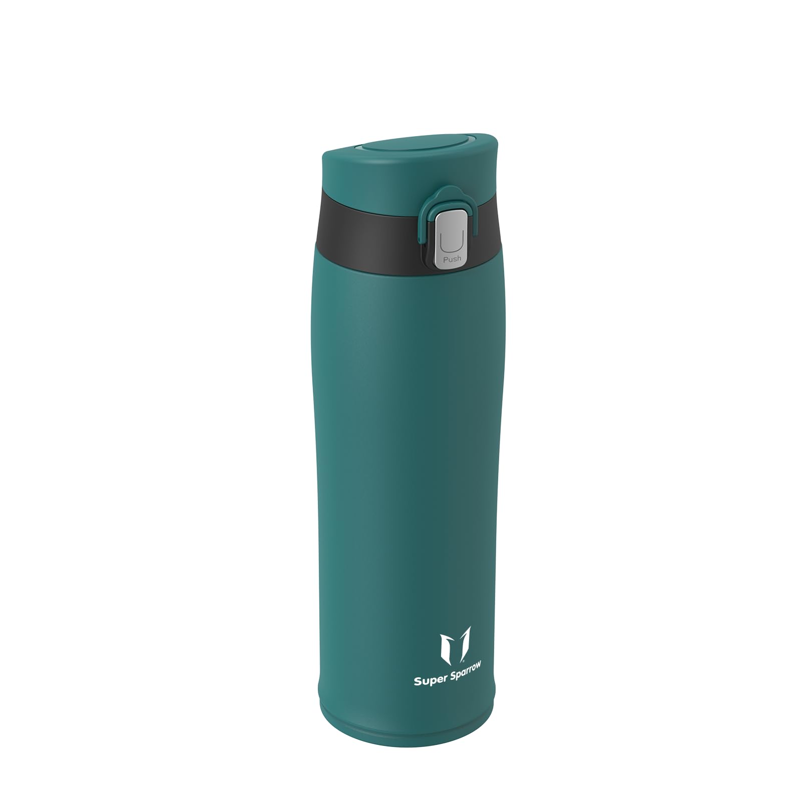 Super Sparrow Borraccia Termica, Acciaio Inox Bottiglia Termica - 350ml, 500ml, 750ml - Senza BPA Tazza Termica, Borraccia Termica per Bambini, Scuola, Sportiva, Bici, Campeggio, Palestra