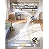 Dreo Pedestal Fan with Smart Control, 43'' Inches, 150+120 Omni-Directional Oscillating Quiet Fans for Bedroom, 110ft Circulator Fan with DC Motor, 9 Speeds, 6 Modes, 12H Timer, Wi-Fi/Voice/Alexa