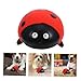 SEWOART Latex Ladybug Dog for Chewers Squeaky for Teething Interactive Play and Exercise for Breeds