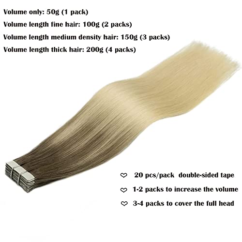 Tape-Extensions Vario – Echthaar Balayage für Haarverlängerungen