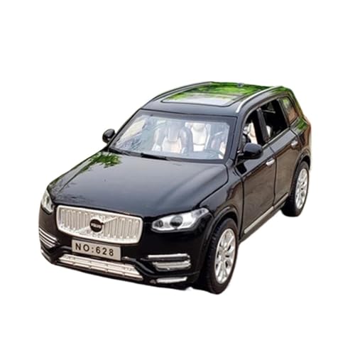 GKWEWWQY Diecast Model Car 1:32 for Volvos XC90 SUV Scale Alloy Car Model Metal Souvenir Desktop Ornaments Collectibles Metal Motor Vehicles(Black)