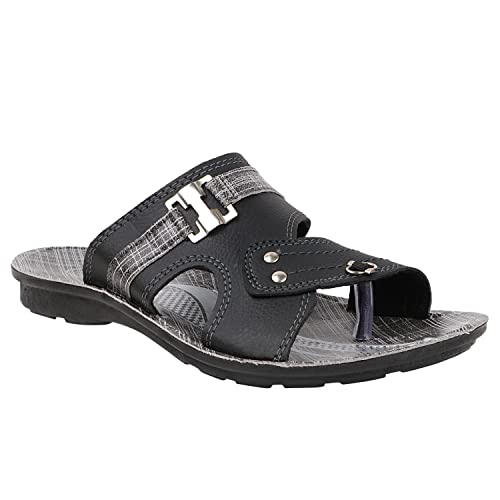 Image of TieFit Men's Stylish Slipper || Casual Flip Flop || Slip On for Men's||Thong Flip-Flops|UK 7-10