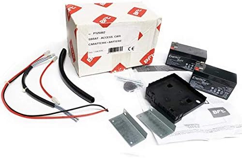 BFT SB-BAT P125002 Battery Backup Kit components in box