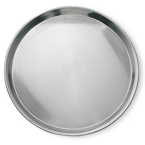 DEL Space Home, Round Stainless Steel Serving Tray 36 cm, Elegant Drinks Tray with Easy Grip Edge, Ideal for Parties Bars - Image 3