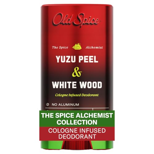 Old Spice Aluminum Free Deodorant for Men, Yuzu Peel & White Wood, 3 oz - image 1