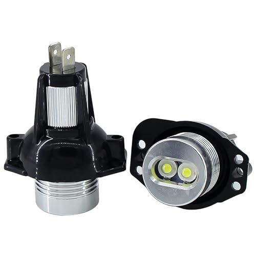 Ojos de Angel Luces,LED Faros Angel Eyes Bombilla De Luz Posición Con Halo Ojo Ángel For Faros Delanteros, Compatible BMW E90 E91 Pre-facelift 2006-2008(Blue Light)