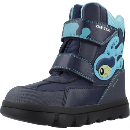 Geox J Willaboom Boy B bottines à cheville garçon en cuir souple