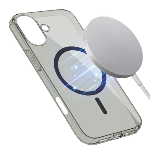 Image of Jkobi Lifetime Anti-Yellow MagSafe Compatible Clear Back Cover Case for Apple iPhone 17 (Sleek Hard Crystal | Shockproof and Camera Protection)