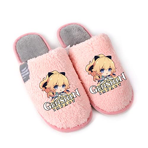 DFJK Genshin Impact Anime-Spiel Hausschuhe Jean,Haus Paar Schuhe Indoor Outdoor Flip Flops für Männer Frauen Kinder Geschenke Slippers Cover