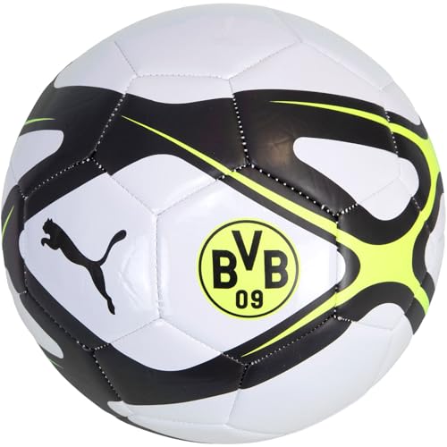 Puma Balón de fútbol del Borussia Dortmund BVB, talla 5 (plata, 5)