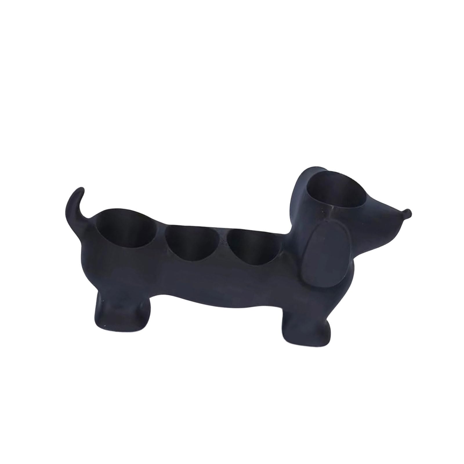 3D Print Toothbrush Toothpaste Holder Fun Dachshund Shape Space Saving Countertop Organizer Rack for Bathroom Sink Essential Lovely Dog Toothbrush Organizer Rack