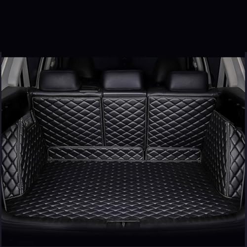 ZanLIn Coche Estera Maletero para Kuga Puma Crossover 2020-2024, Todo Incluido Alfombrilla Maletero Antideslizante Protector Maletero Coche,All Black/A