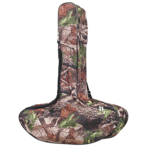 Jifeijidian Case Compatible With Crossbow Camo Padded Archery Bow Carrier Bag With Backpack Strap Crossbow Protective Bag Padded Water-Resistant Portable Outdoor Hard Case (T-Shaped, Camouflage Color) #TOP24