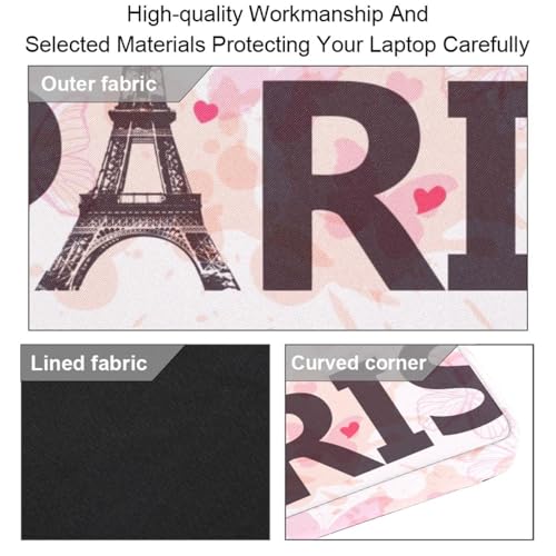 Sacoche ordinateur 13.3 antichoc fine motif Tour Eiffel - 4