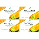 4 Pack Extract Papaya Calamansi skin Whitening Soap 135g by Extract Papaya Calamansi