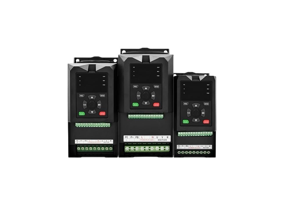 BTYKUYOO 1pcs Input 220V to Output 380V VFD Frequency Drive Converter Inverter 0.75/1.5/2.2/3.7/4/5.5 KW Motor Speed Controller(5.5KW,1ph220V-3ph220V)