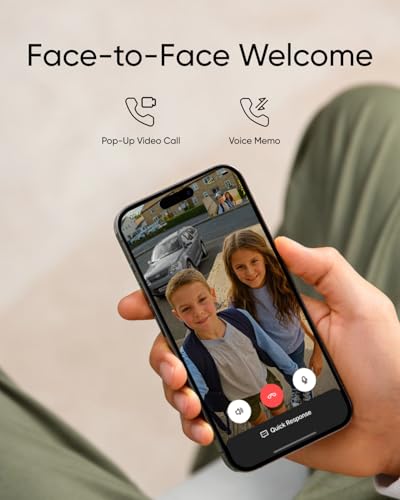 eufy Video Doorbell Camera Wireless C30 with Chime 2, Live Video Calls, 2K FHD, 10 Bell Sounds, Bluetooth Auto-Pairing, Battery Powered, Easy Installation, HomeBase S380 Compatible, No Monthly Fee - Image 5