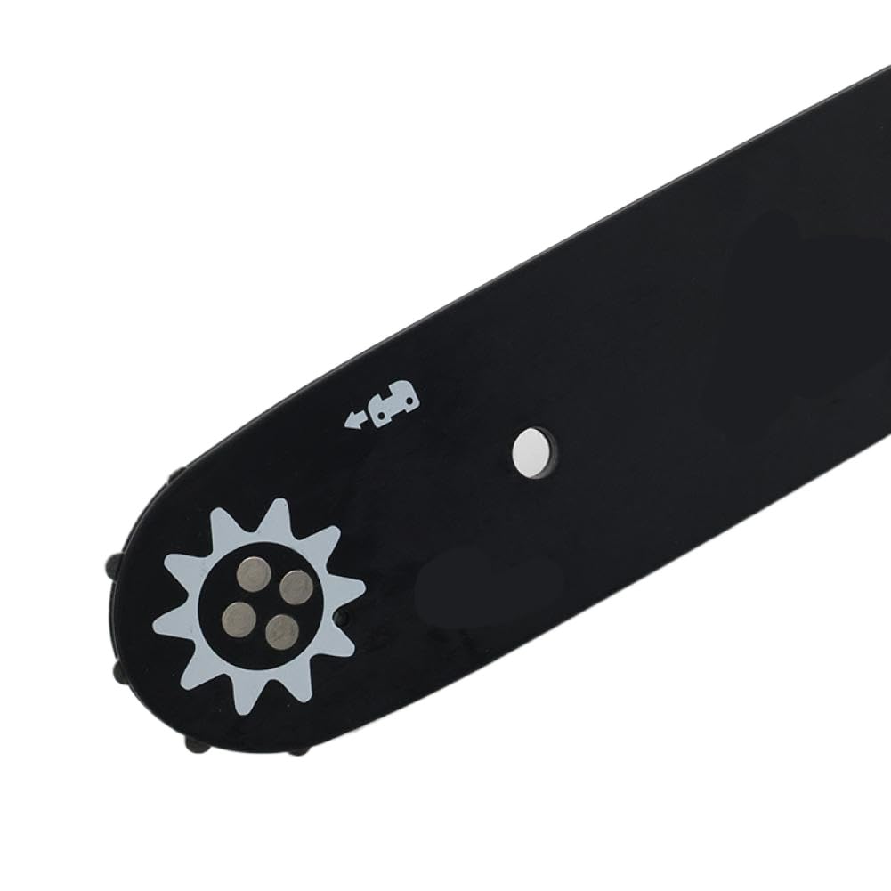 Barra guía de repuesto con cadena compatible con motosierras de 16 pulgadas, paso de 3/8 pulgadas, calibre de 0,050 pulgadas, 57 eslabones