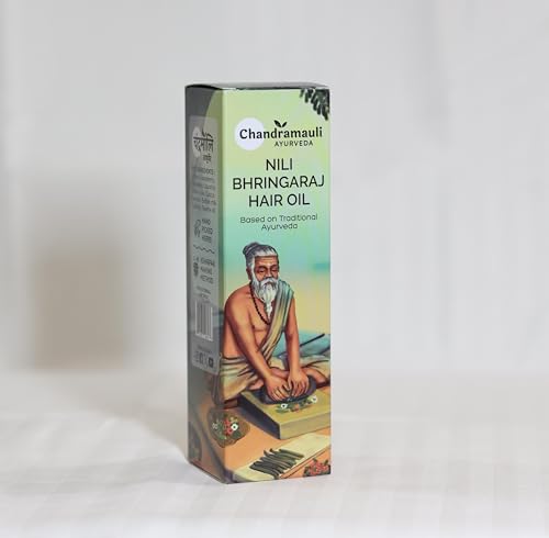 Image of Hair Oil, 100 ML | Daily Hair Oil | Delays Premature Greying, Reduces Dandruff and Strengthen | Black Tila Tail Base | With Bringaraj, Neeli, Amla & More |