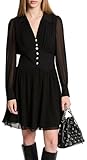 Morgan Robe femme MORGAN 251-ROPLIS Robe, Noir, 42 Femme