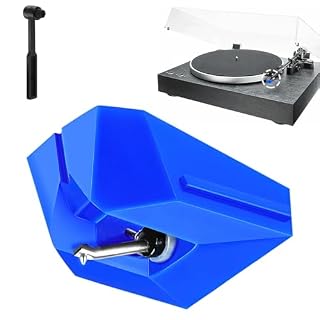 ATN95E Diamond Turntable Needle Stylus Replacement, Compatible with Audio-Technica AT-LP120X Vinyl Record Players (Blue) - Les Beatles, Paul McCartney, John Lennon, RIngo Starr, George Harrison