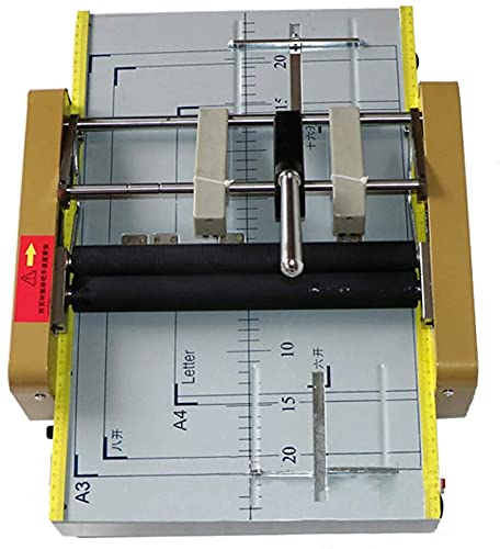 Paper Folding Machine, A3 Automatic Booklet Maker Booklet Making Machine Paper Bookbinding Folding Machine - Thumbnail 6