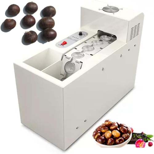 FBJAMZ Chestnut Cracker Machine, Electric Automatic Chestnut Opener, No Damage to Chestnuts, Suitable for Various Sizes, Efficient Shelling Solution