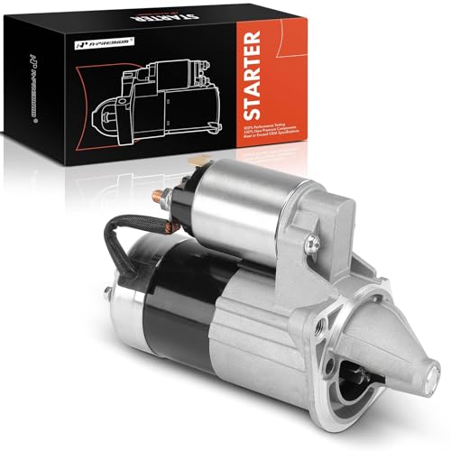 A-Premium Starter Motor Compatible with Mitsubishi Mirage 1997-2002, Lancer 2003-2007, 1.5L 1.8L 2.0L, 12V 1.3KW 8-Teeth Clockwise, Replace# M000T30771, MN137718