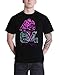 Officially Licensed Merchandise Transformers Megatron Neon 84 T-Shirt (Black), Large