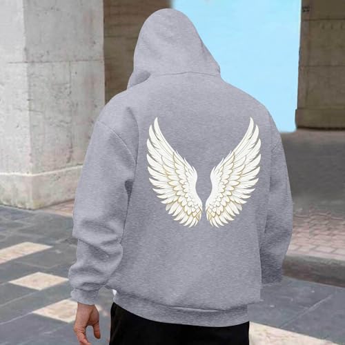 Pull en laine de mérinos col pour hommes manche longue coupe ample classique