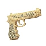 Himine 3D Jigsaw Puzzle DIY Wooden Beretta M92F Pistol Simulation Model