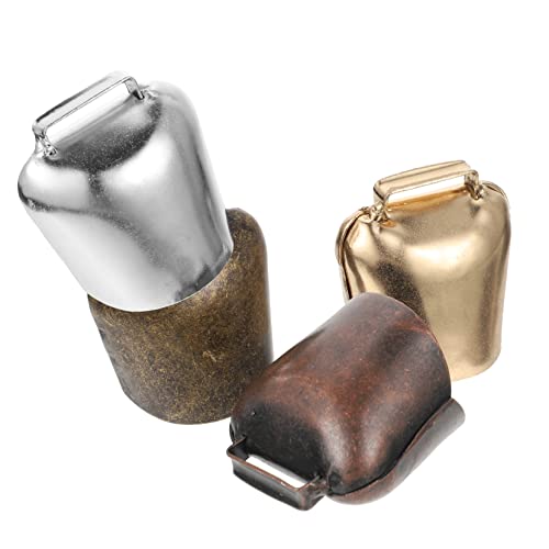 RORPOIR Metal Bells for Pet Collars 4pcs Avoid The Bear Bell for Dogs Cats Cows Outdoor Use