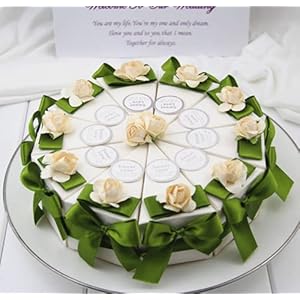 Feestelijke Papieren Geschenkdoos, Bruiloft Halloween Driehoek Taartvorm Snoepdoos 5st