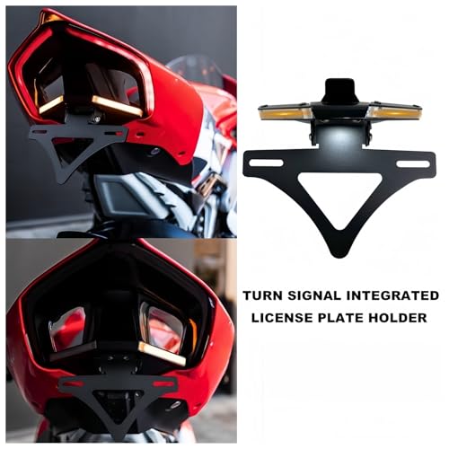 Support plaque moto Panigale V4 réglable et orientable 2018-2024 - 2