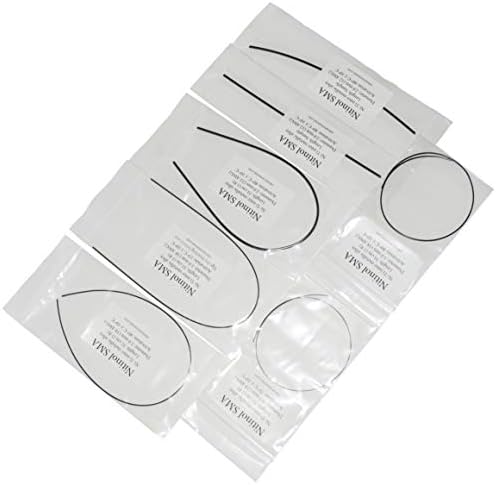 Nitinol Sample Pack - 7 Varieties 0.5-1 - 2mm, 15-40 - 60-80ºC Transition Phase Shape Memory Alloy