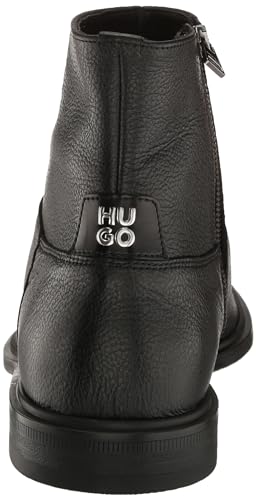 HUGO Men's Kerr Leather Zip Up Chelsea Bootie Boot3