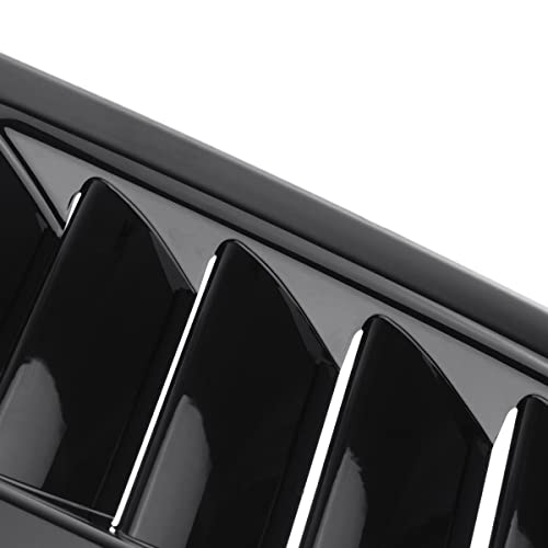 Écope décorative de capot ABS noir brillant style RS haute finition - 5