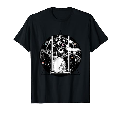 SPACE BOY T SHIRT - SACRED GEOMETRY SHIRTS, Crystals Galaxy