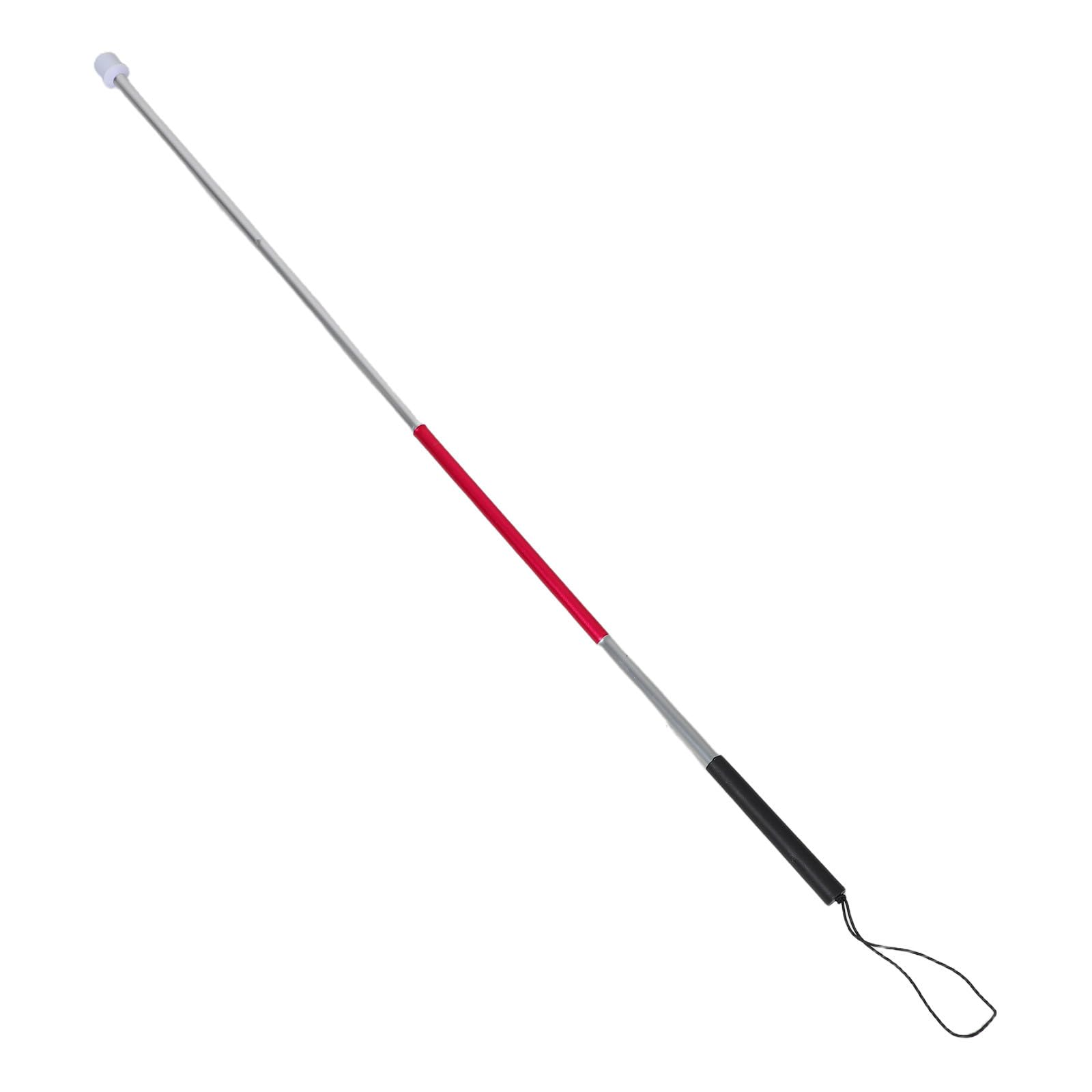 YARNOW Canne pour Aveugle, bâton de Marche Pliable Rouge réfléchissant
