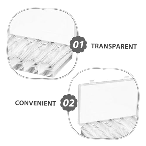 Boîtes de protection pour dollar capsules de rangement transparentes - 3