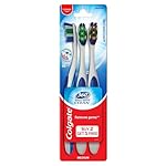 Colgate 360 Whole Mouth Clean Toothbrush-3Pcs-Manual, Adult, Multicolor