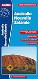 Australie, Nouvelle Zélande   Carte routière et touristique (avec plan de Sydney)
